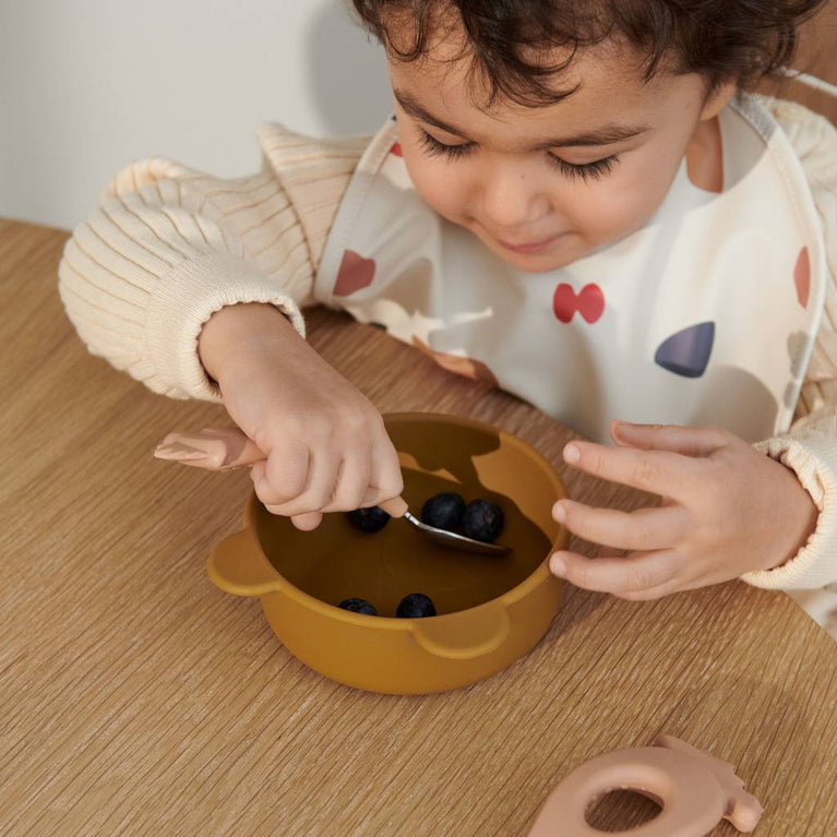 Liewood - Stanley Bär Esslernbesteck - 2teilig - Tuscany Rose - 5713370514071 - littlehipstar.com