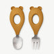 Liewood - Stanley Bär Esslernbesteck - 2teilig - Tuscany Rose - 5713370514071 - littlehipstar.com