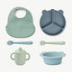 Liewood - Stina Bär Geschenkset Babygeschirr aus Silikon - 6teilig - Dusty Mint - 5715335229006 - littlehipstar.com