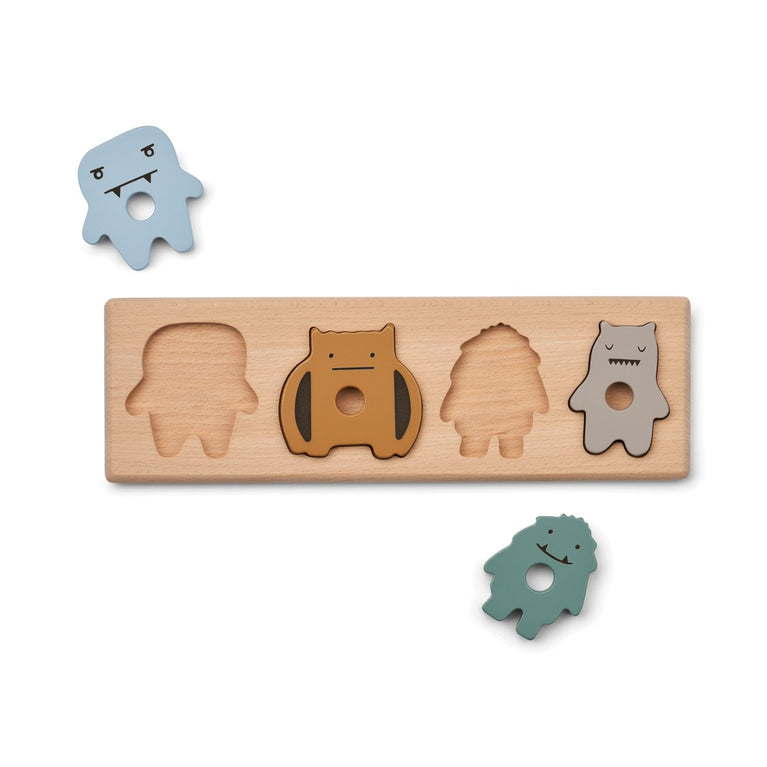Liewood - Suki Steckpuzzle aus Holz - 4 Teile - 5715493135379 - littlehipstar.com