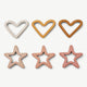 Liewood - Svend Holiday Mix Ausstechformen aus Bio-Kunststoff - 6er-Set - Tuscany Rose - 5715335050334 - littlehipstar.com