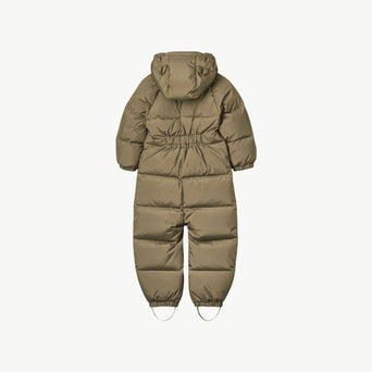 Liewood - Sylvie Baby Daunen Schneeanzug Aus Recyceltem Material - Khaki - 62 - 5715493002367 - littlehipstar.com