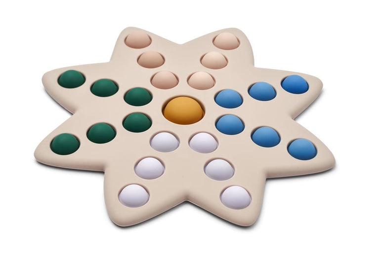 Liewood - Thoa Stern Pop It Spielzeug aus Silikon - Garden Green Multi Mix - 5715493132736 - littlehipstar.com