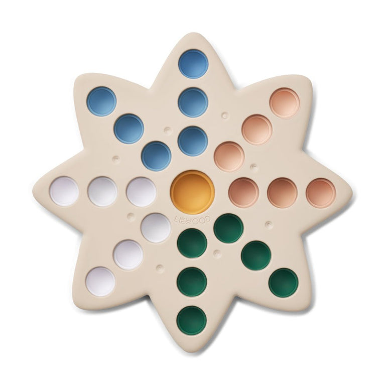 Liewood - Thoa Stern Pop It Spielzeug aus Silikon - Garden Green Multi Mix - 5715493132736 - littlehipstar.com