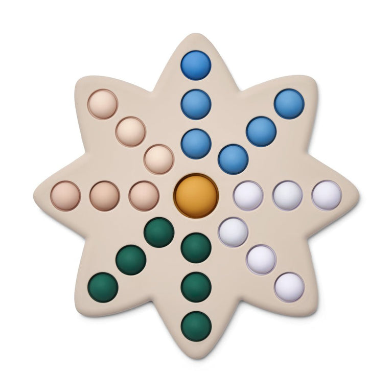 Liewood - Thoa Stern Pop It Spielzeug aus Silikon - Garden Green Multi Mix - 5715493132736 - littlehipstar.com