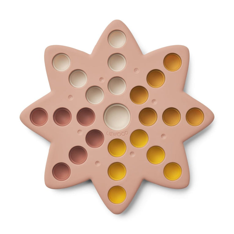 Liewood - Thoa Stern Pop It Spielzeug aus Silikon - Dark Rose Multi Mix - 5715493132743 - littlehipstar.com