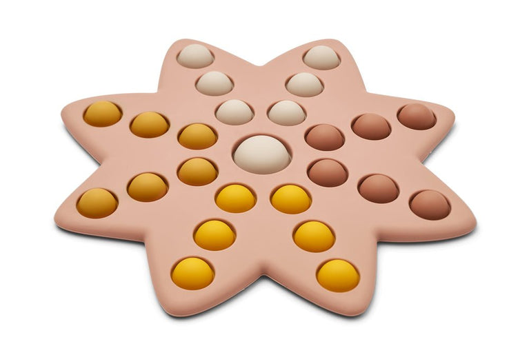 Liewood - Thoa Stern Pop It Spielzeug aus Silikon - Dark Rose Multi Mix - 5715493132743 - littlehipstar.com