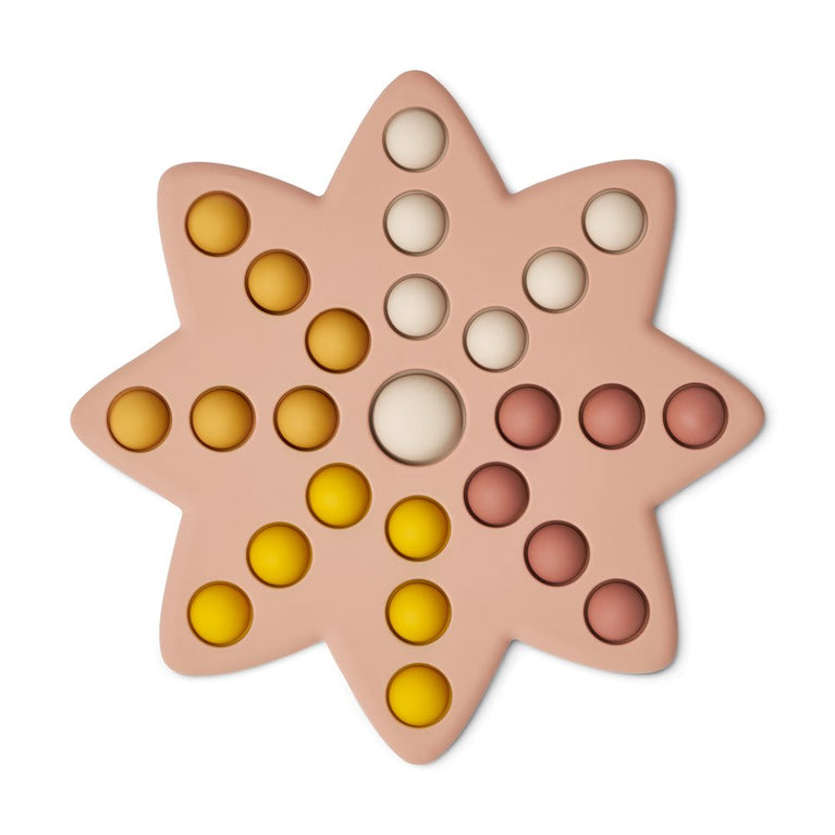 Liewood - Thoa Stern Pop It Spielzeug aus Silikon - Dark Rose Multi Mix - 5715493132743 - littlehipstar.com