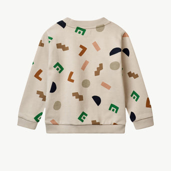 Liewood - Thora Sweatshirt Aus Bio-Baumwolle - Graphic Alphabet / Sandy - 98 - 5715493122218 - littlehipstar.com
