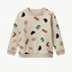 Liewood - Thora Sweatshirt Aus Bio-Baumwolle - Graphic Alphabet / Sandy - 98 - 5715493122218 - littlehipstar.com