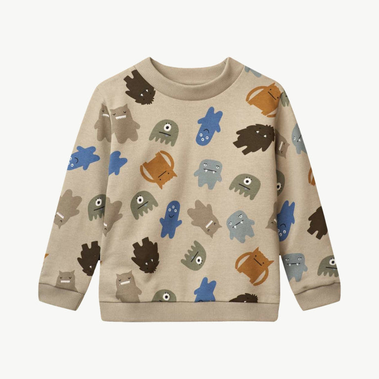 Liewood - Thora Sweatshirt Aus Bio-Baumwolle - Monster / Mist - 98 - 5715493122515 - littlehipstar.com