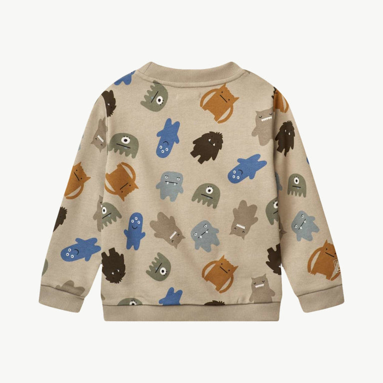 Liewood - Thora Sweatshirt Aus Bio-Baumwolle - Monster / Mist - 98 - 5715493122515 - littlehipstar.com