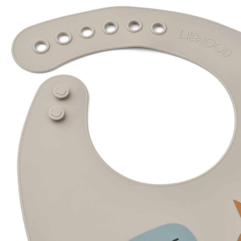 Liewood - Tilda Lätzchen aus Silikon - 2er-Set - Monster / Mist - 5715493139582 - littlehipstar.com
