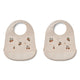 Liewood - Tilda Lätzchen aus Silikon - 2er-Set - Peach / Sandy - 5715493139599 - littlehipstar.com