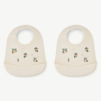 Liewood - Tilda Peach Lätzchen aus Silikon in Sea Shell - 2er-Set - 5715335087248 - littlehipstar.com