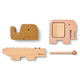 Liewood - Torsten Musikinstrumente aus Holz - 3 Teile - Tuscany Rose / Golden Caramel - 5715493131579 - littlehipstar.com