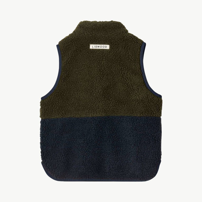 Liewood - Vada Weste Aus Recyceltem Material - Army Brown Mix - 98 - 5715493083366 - littlehipstar.com