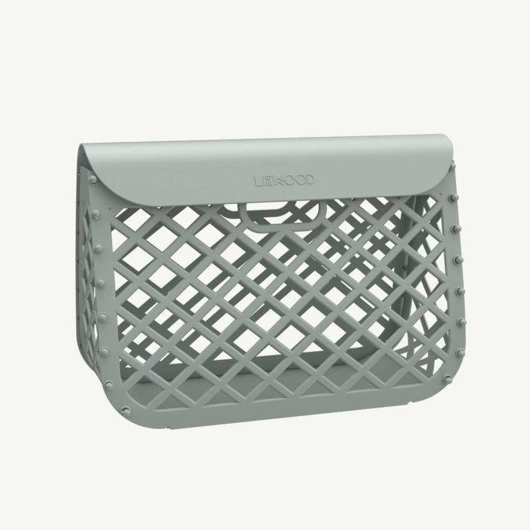Liewood - Verona Korbtasche aus Kunststoff - Dusty Mint - 5715335116771 - littlehipstar.com
