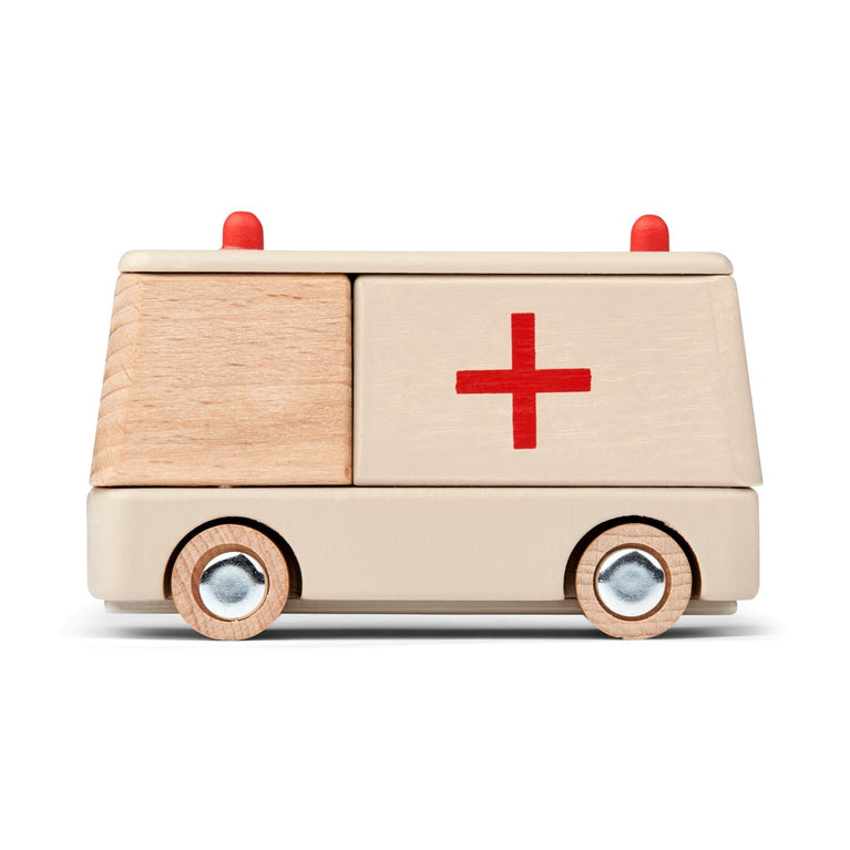 Liewood - Village Spielzeug Krankenwagen aus Holz - 5715493131401 - littlehipstar.com