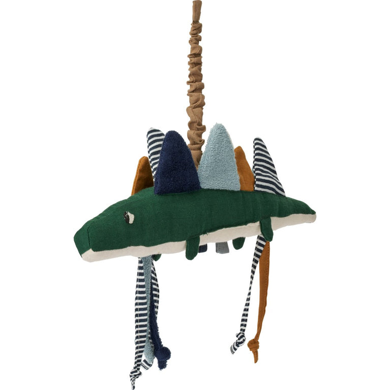 Liewood - Walther Greifling Mobile aus Bio-Baumwolle - Krokodil / Garden Green - 5715493135607 - littlehipstar.com