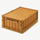 Liewood - Weston Klappbox mit Deckel - Größe L - 1 Stück - Golden Caramel - 5715335053069 - littlehipstar.com