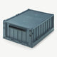 Liewood - Weston Klappbox mit Deckel - Größe L - 1 Stück - Whale Blue - 5715335053090 - littlehipstar.com