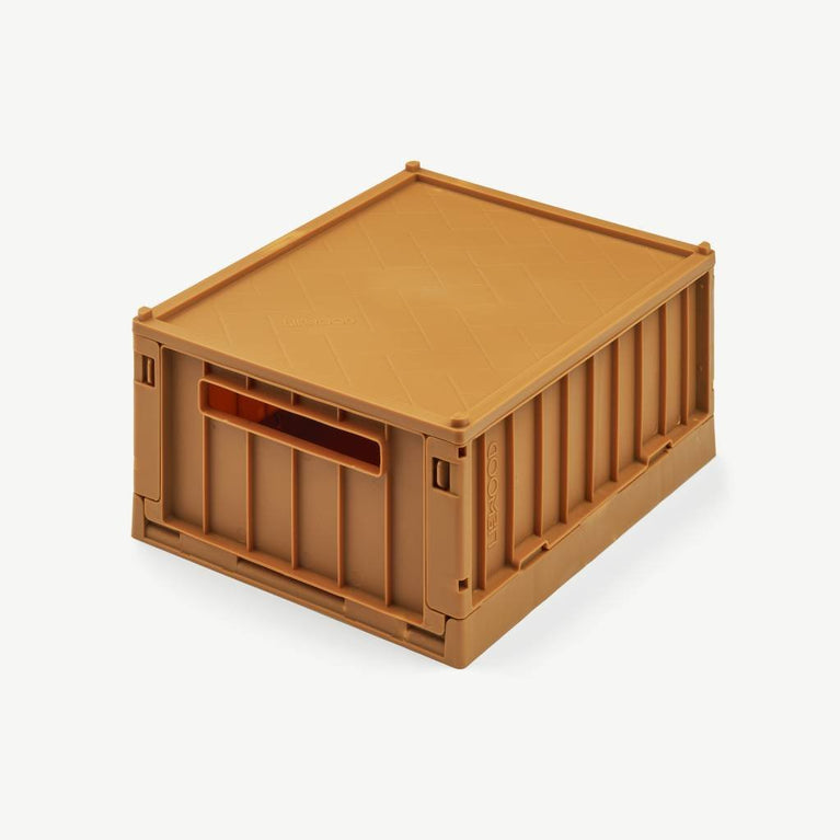 Liewood - Weston Klappboxen mit Deckel - Größe S - 2 Stück - Golden Caramel - 5715335053366 - littlehipstar.com