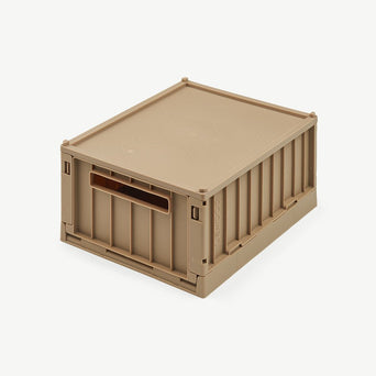 Liewood - Weston Klappboxen mit Deckel - Größe S - 2 Stück - Sandy - 5715335053380 - littlehipstar.com