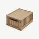 Liewood - Weston Klappboxen mit Deckel - Größe S - 2 Stück - Sandy - 5715335053380 - littlehipstar.com