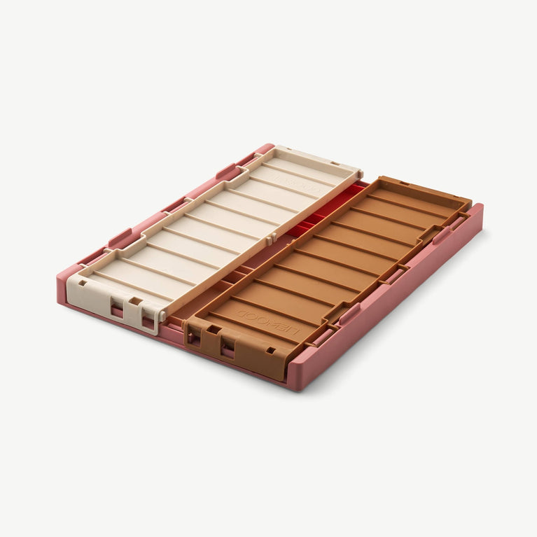 Liewood - Weston Mehrfarbige Klappbox - Größe L - 1 Stück - Dusty Raspberry - 5715335082656 - littlehipstar.com