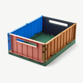 Liewood - Weston Mehrfarbige Klappbox - Größe L - 1 Stück - Dusty Raspberry - 5715335082656 - littlehipstar.com