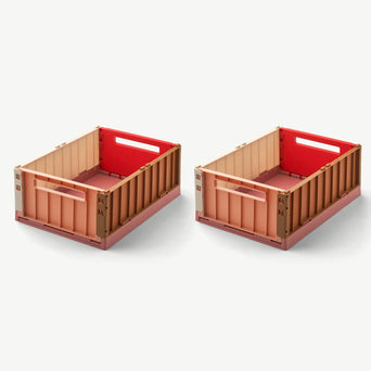 Liewood - Weston Mehrfarbige Klappboxen - Größe M - 2 Stück - Jojoba - 5715335220461 - littlehipstar.com