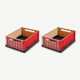 Liewood - Weston Mehrfarbige Klappboxen - Größe S - 2 Stück - Midnight Navy - 5715335082687 - littlehipstar.com