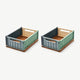 Liewood - Weston Mehrfarbige Klappboxen - Größe S - 2 Stück - Sea Blue - 5715335220584 - littlehipstar.com