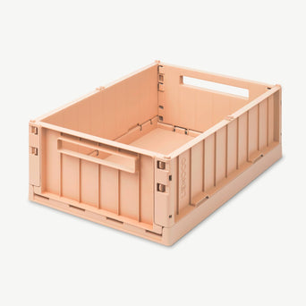 Liewood - Weston Unifarbene Klappbox - Größe L - 1 Stück - Tuscany Rose - 5713370737197 - littlehipstar.com
