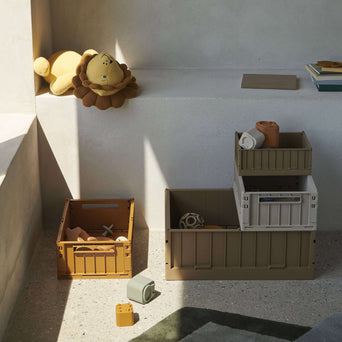 Liewood - Weston Unifarbene Klappbox - Größe L - 1 Stück - Tuscany Rose - 5713370737197 - littlehipstar.com