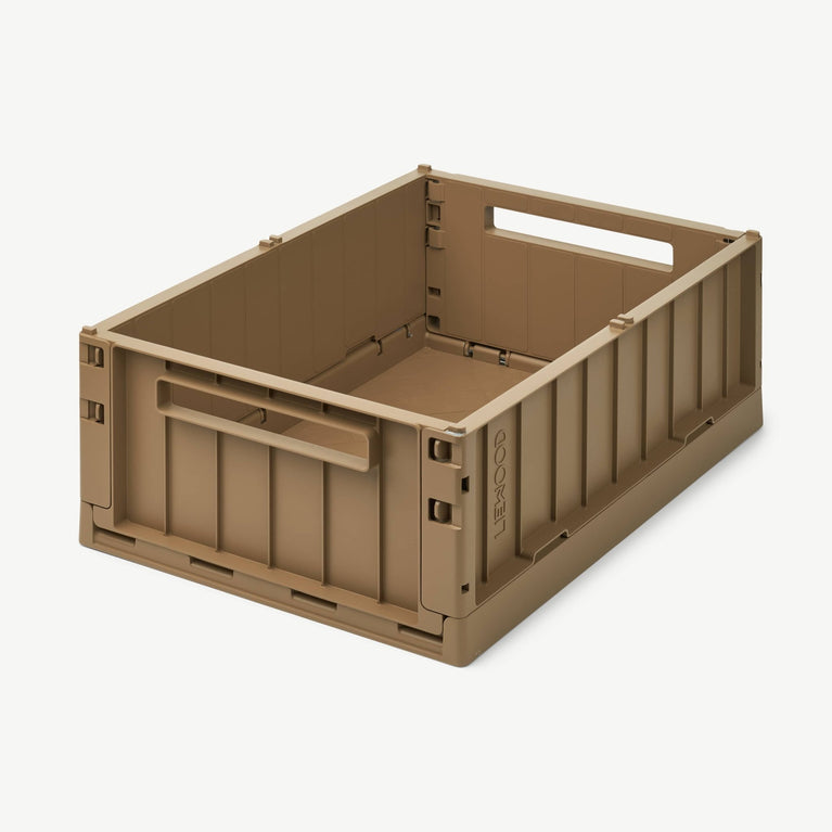 Liewood - Weston Unifarbene Klappbox - Größe L - 1 Stück - Oat - 5713370737234 - littlehipstar.com