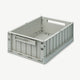 Liewood - Weston Unifarbene Klappbox - Größe L - 1 Stück - Taubenblau - 5713370737258 - littlehipstar.com