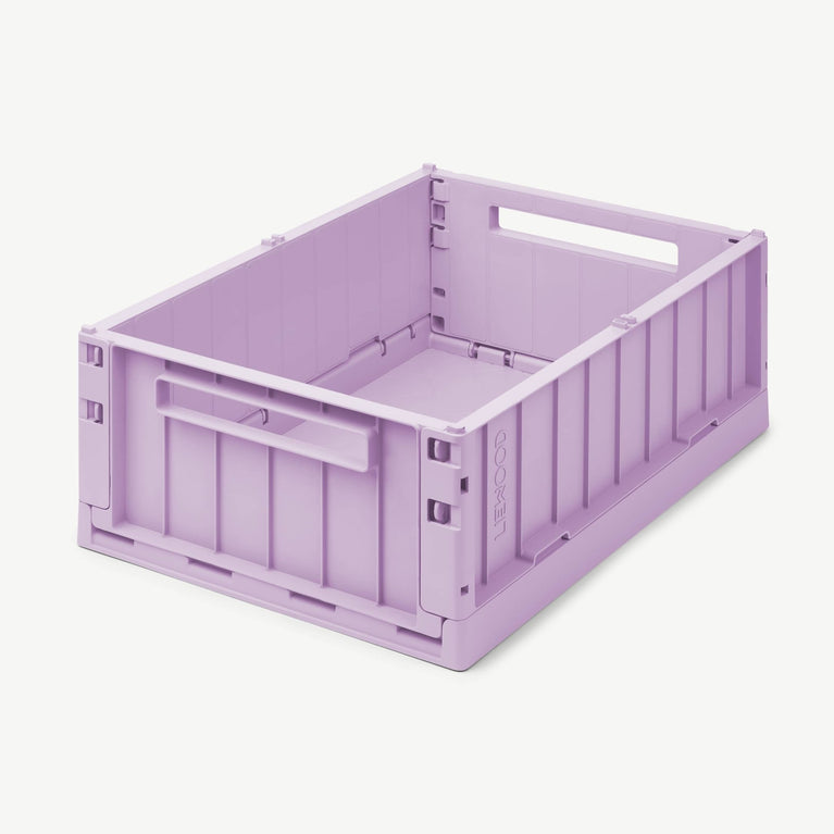 Liewood - Weston Unifarbene Klappbox - Größe L - 1 Stück - Light Lavender - 5713370737302 - littlehipstar.com