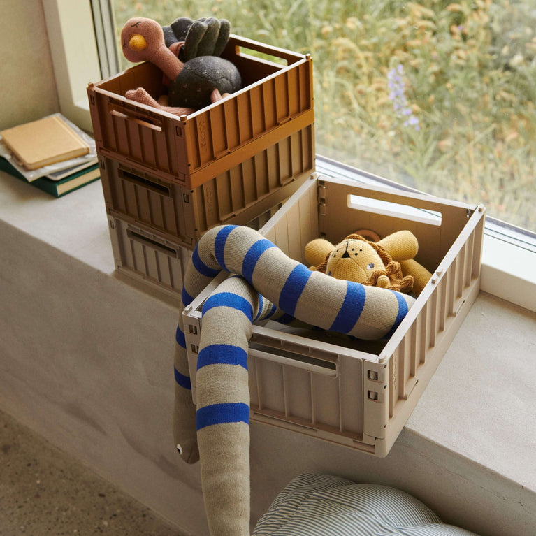 Liewood - Weston Unifarbene Klappboxen * Größe S * 2 Stück - Tuscany Rose - 5713370833257 - littlehipstar.com