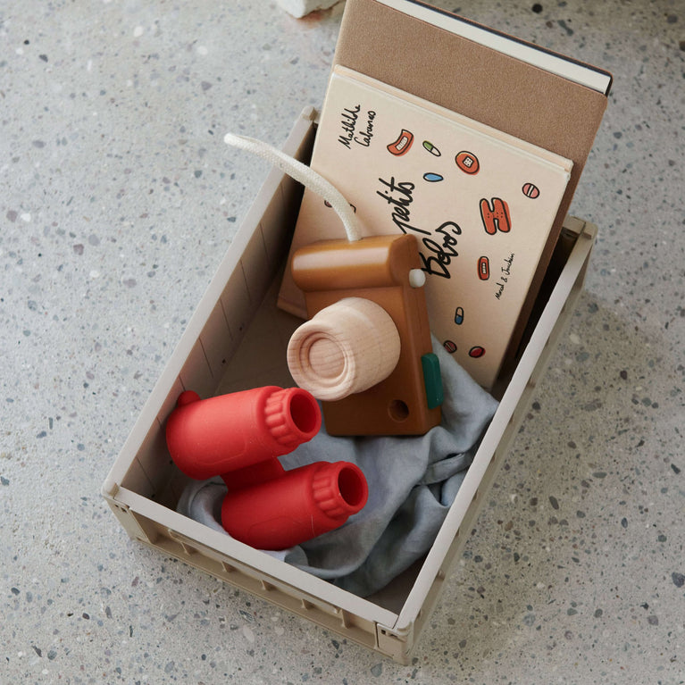 Liewood - Weston Unifarbene Klappboxen * Größe S * 2 Stück - Tuscany Rose - 5713370833257 - littlehipstar.com