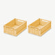Liewood - Weston Unifarbene Klappboxen * Größe S * 2 Stück - Jojoba - 5713370833615 - littlehipstar.com
