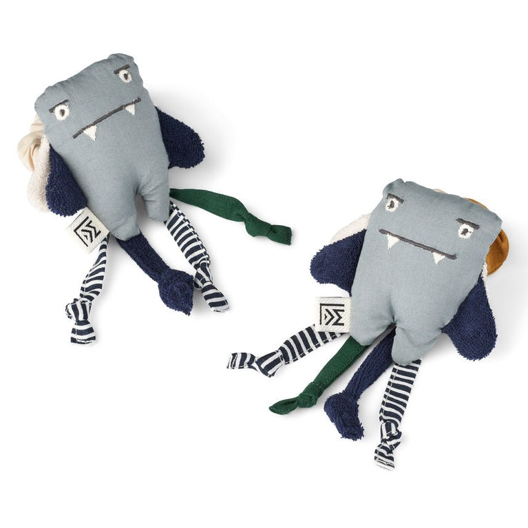 Liewood - Willy Greiflinge aus Bio-Baumwolle - Monster - 2er-Set - 5715493135553 - littlehipstar.com