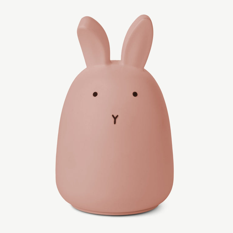 Liewood - Winston Hase LED-Nachtlicht aus Silikon - Altrosa - 5715335081680 - littlehipstar.com