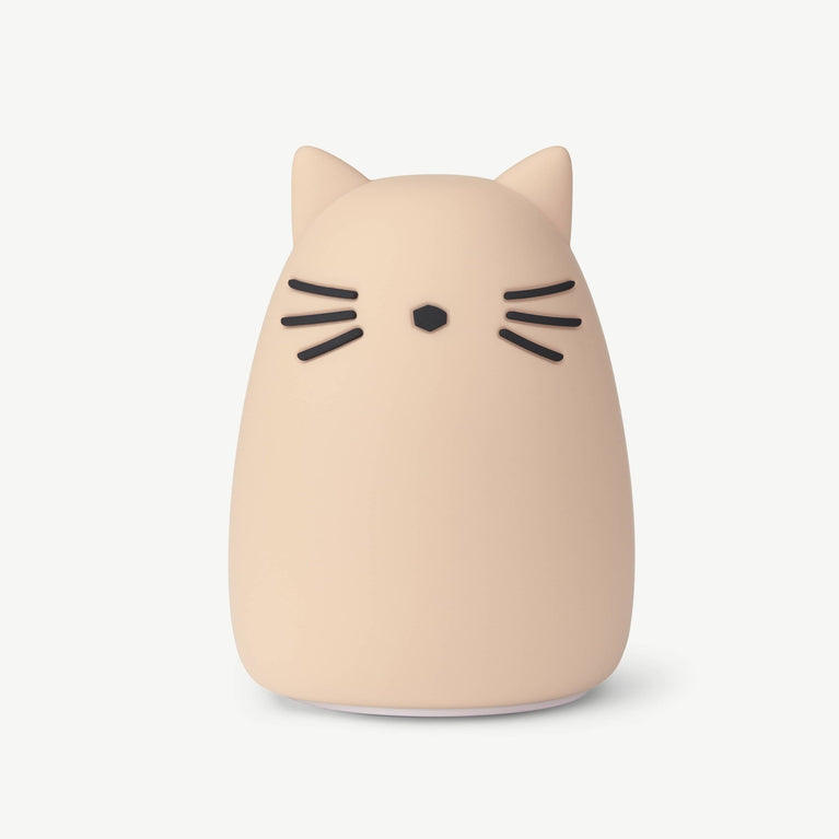 Liewood - Winston Katze LED-Nachtlicht aus Silikon - Apple Blossom - 5713370968294 - littlehipstar.com