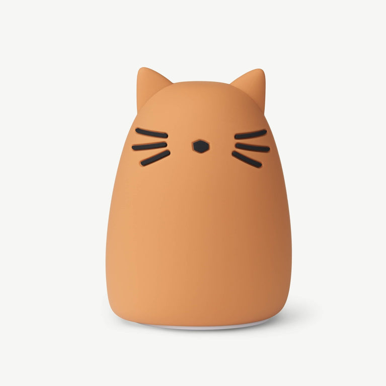 Liewood - Winston Katze LED-Nachtlicht aus Silikon - Almond - 5713370968300 - littlehipstar.com