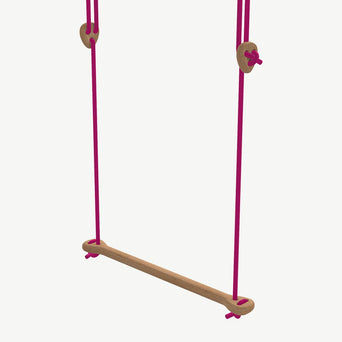 lillagunga - Lillagunga Bone Oak - Trapez aus Eichenholz - Fuchsia - 6430064323533 - littlehipstar.com