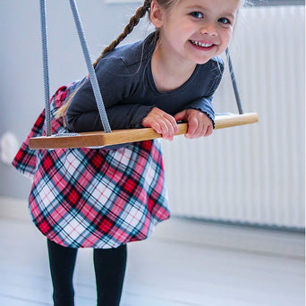 lillagunga - Lillagunga Classic Oak - Kinderschaukel aus Eichenholz - Grau - 6430064320181 - littlehipstar.com