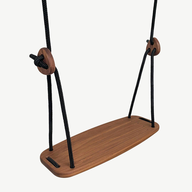 lillagunga - Lillagunga Outdoor Classic Walnut - Kinderschaukel aus Walnussholz - Schwarz - 6430064323892 - littlehipstar.com