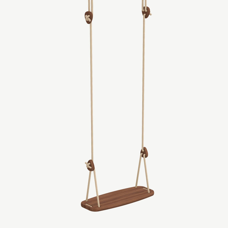 lillagunga - Lillagunga Outdoor Classic Walnut - Kinderschaukel aus Walnussholz - Beige - 6430064323922 - littlehipstar.com